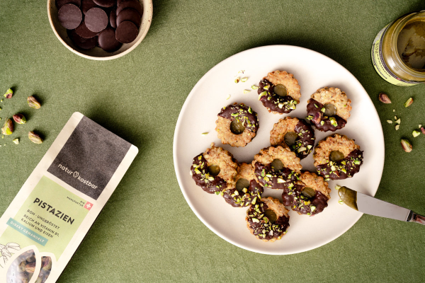 Gefüllte Pistazien-Güetzi