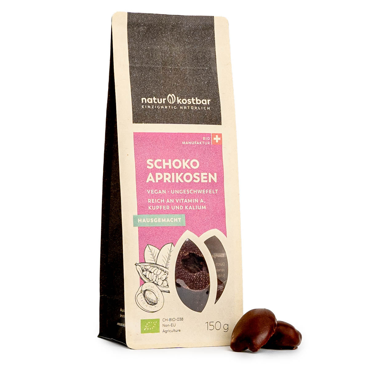 Schoko-Aprikosen 150g