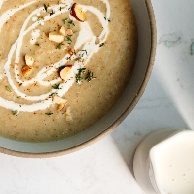 Haselnusssuppe mit Pastinaken - Haselnusssupe mit Pastinaken