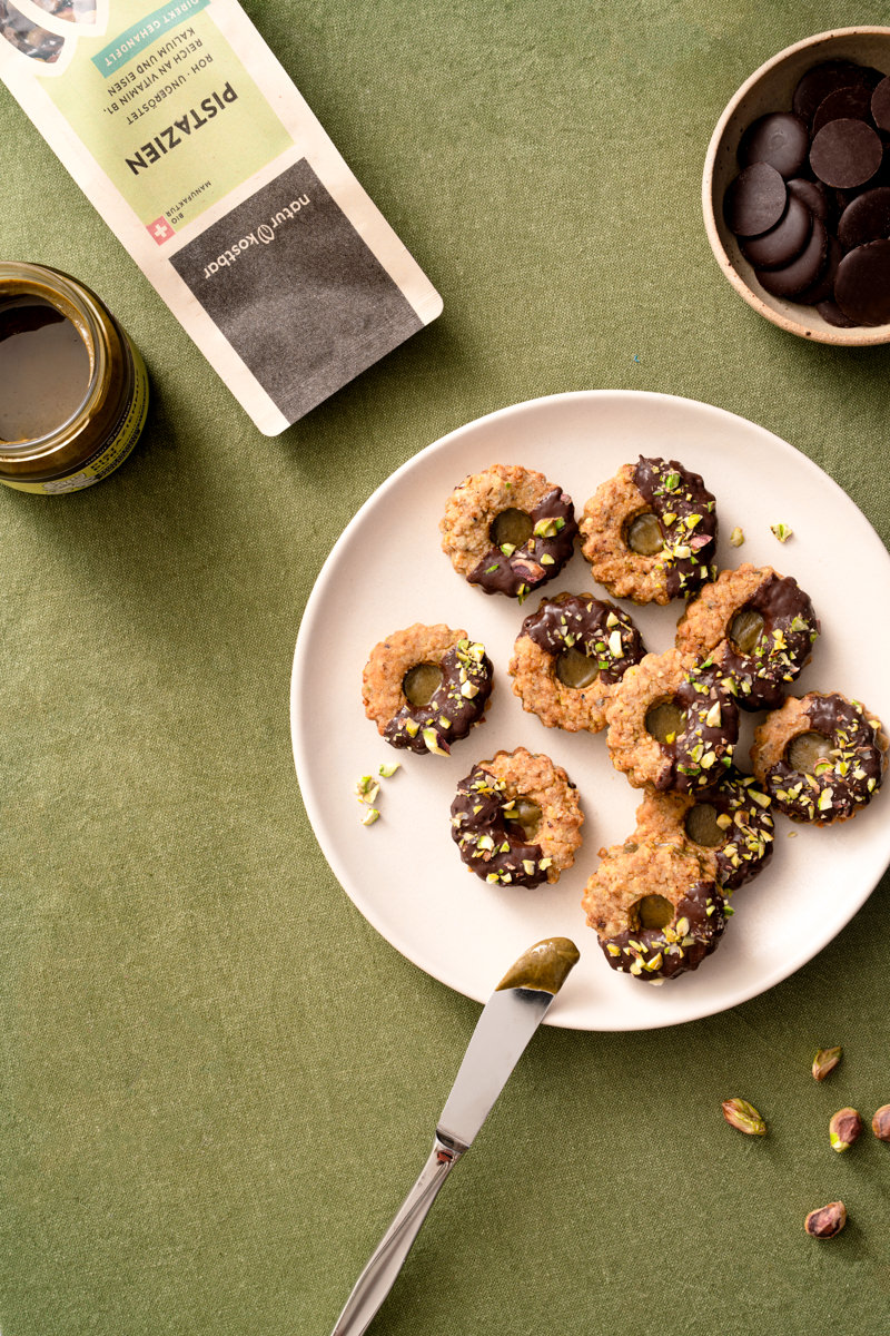 Gefüllte Pistazien-Güetzi