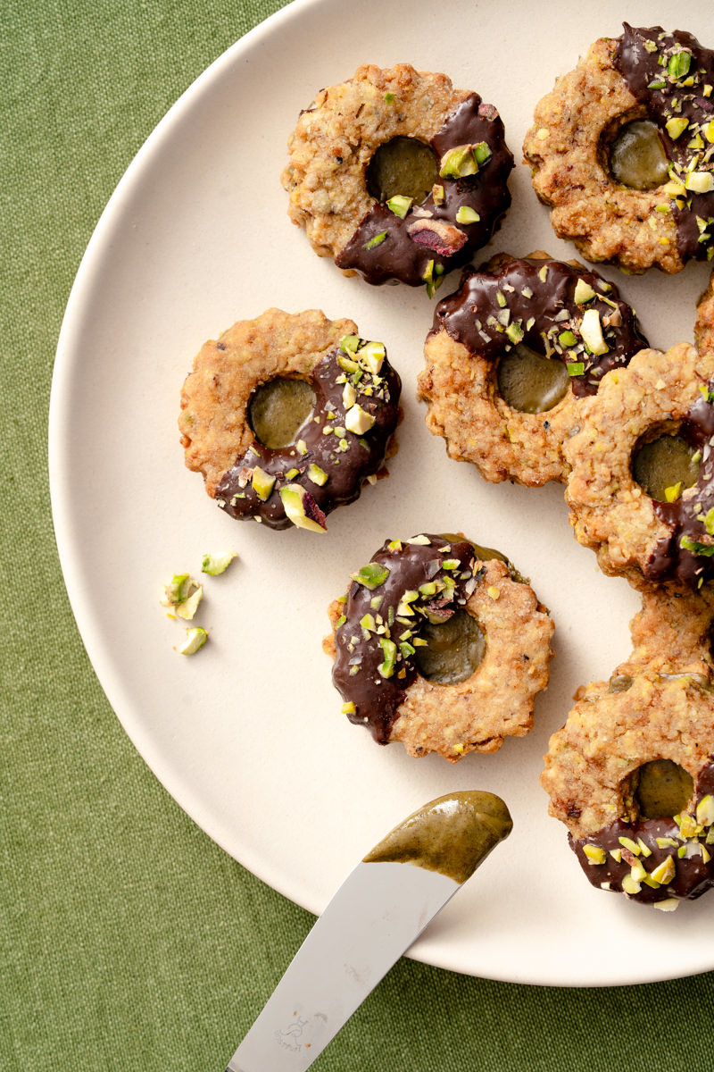 Gefüllte Pistaziengüetzi