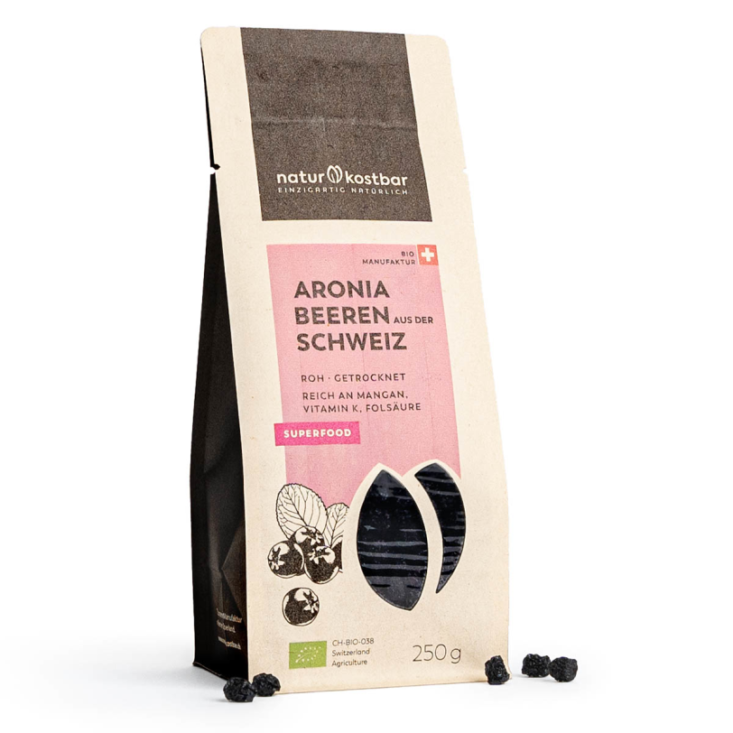 Aroniabeeren Schweiz getrocknet 100g