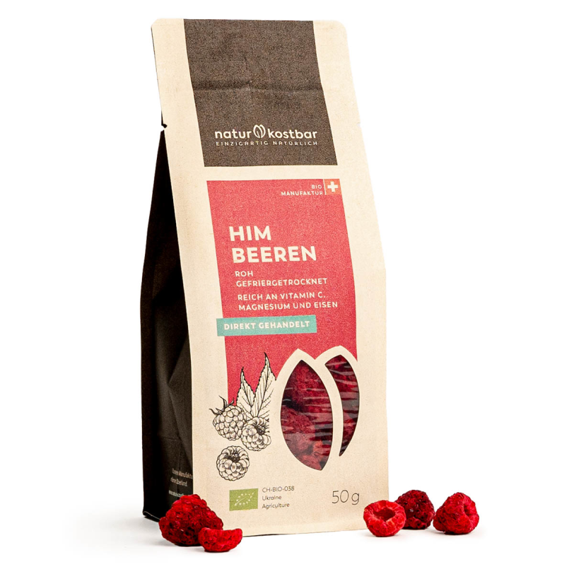 Himbeeren gefriergetrocknet