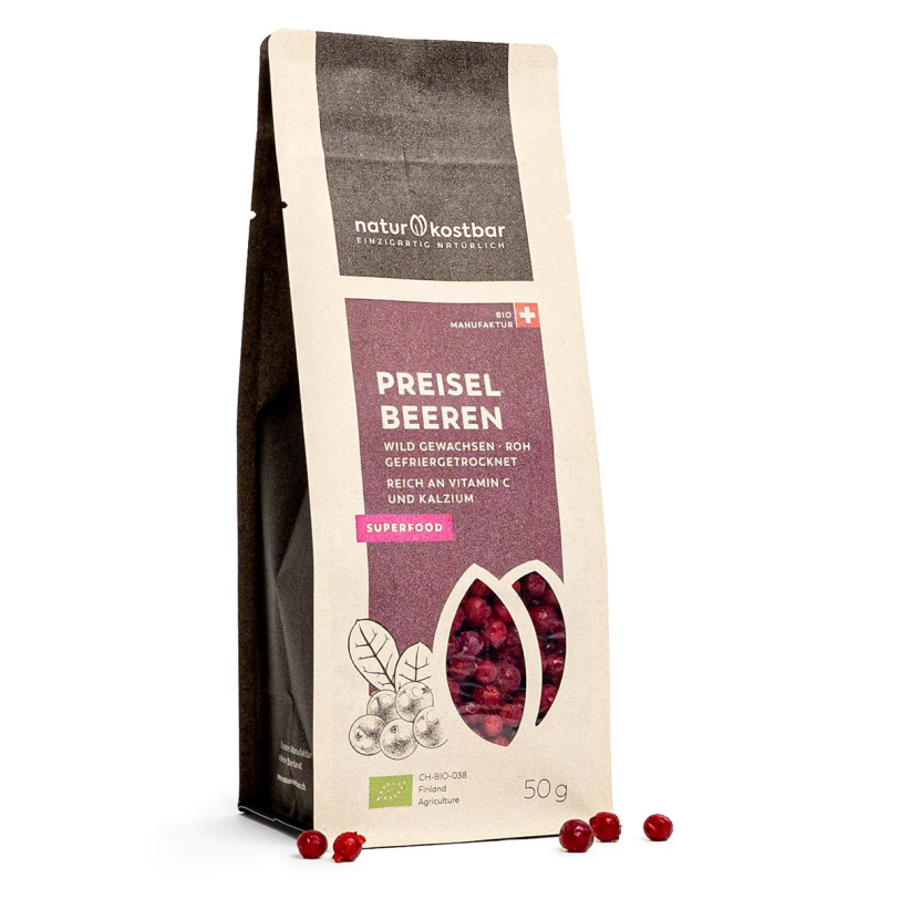 Preiselbeeren Wild, gefriergetrocknet