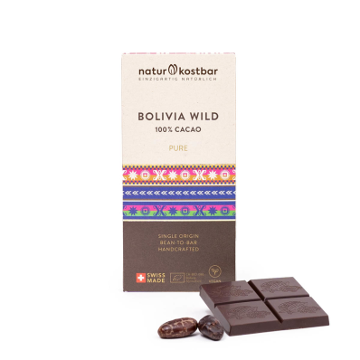 Bean-to-Bar Bolivia wild 100% Cacao (50g)