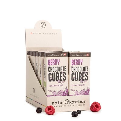 Berry Chocolate Cubes Praline (12er POS-Display) (360g)