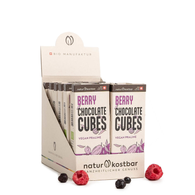 Chocolate Cubes - Berry 12x 2 Stk.